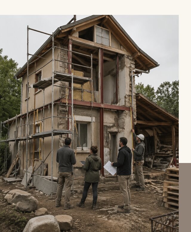 Реконструкция загородного дома под ключ в Белорецке от бюро