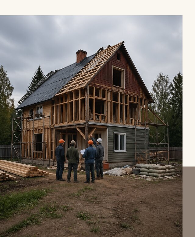 Реконструкция дачного дома в Белорецке под ключ с проектом