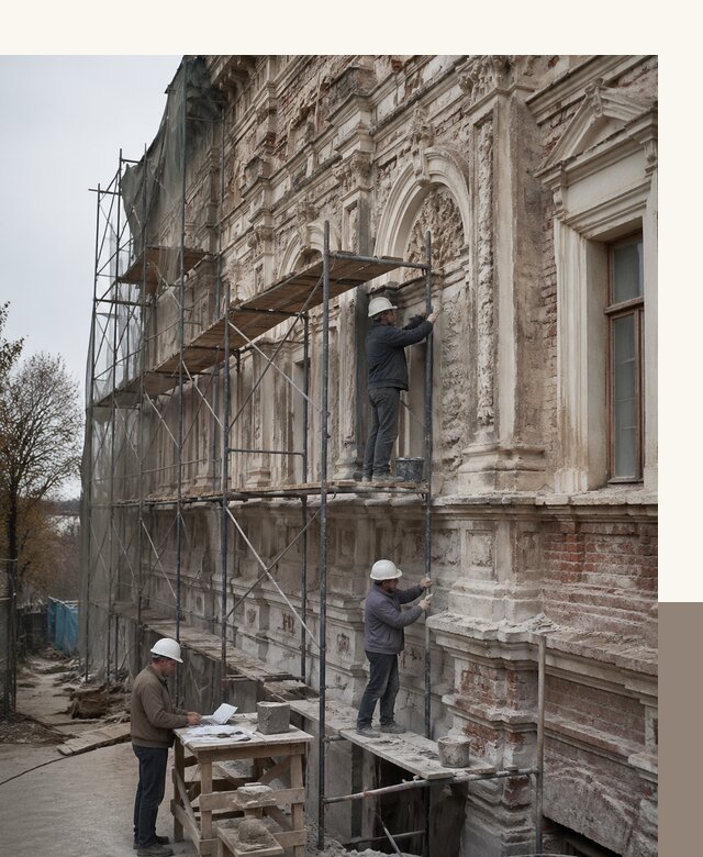 Реставрация объектов культурного наследия под ключ в Белорецке
